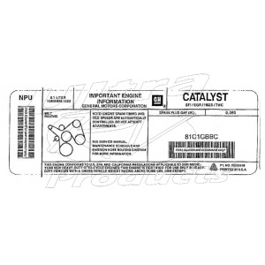 12571854  -  Label For Emissions Catalyst